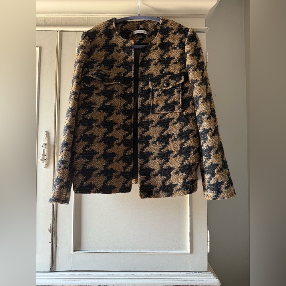 MNG Houndstooth Blazer/Jacket
